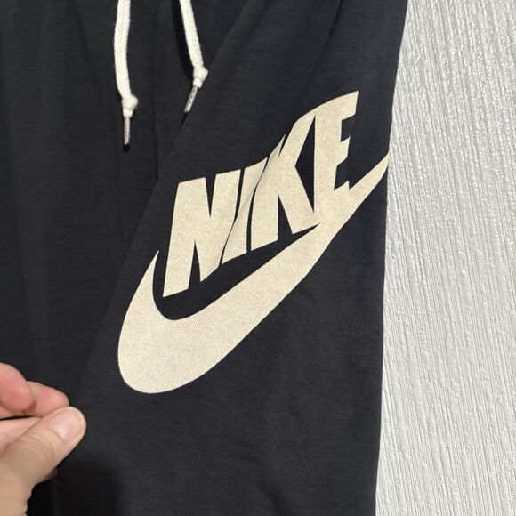 NEW Nike Rally Sweatpants Black Logo Waistband Sporty Cozy Pants Athlete Women S - Picture 5 of 15